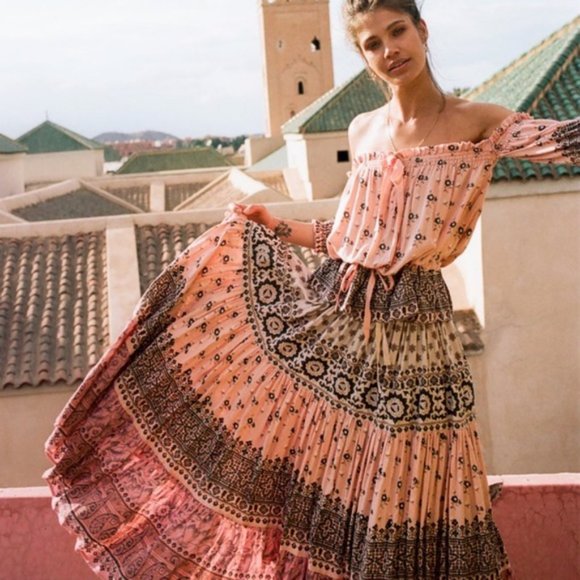 Spell Gypsy Collective LIONHEART Maxi Skirt XS - Picture 2 of 6